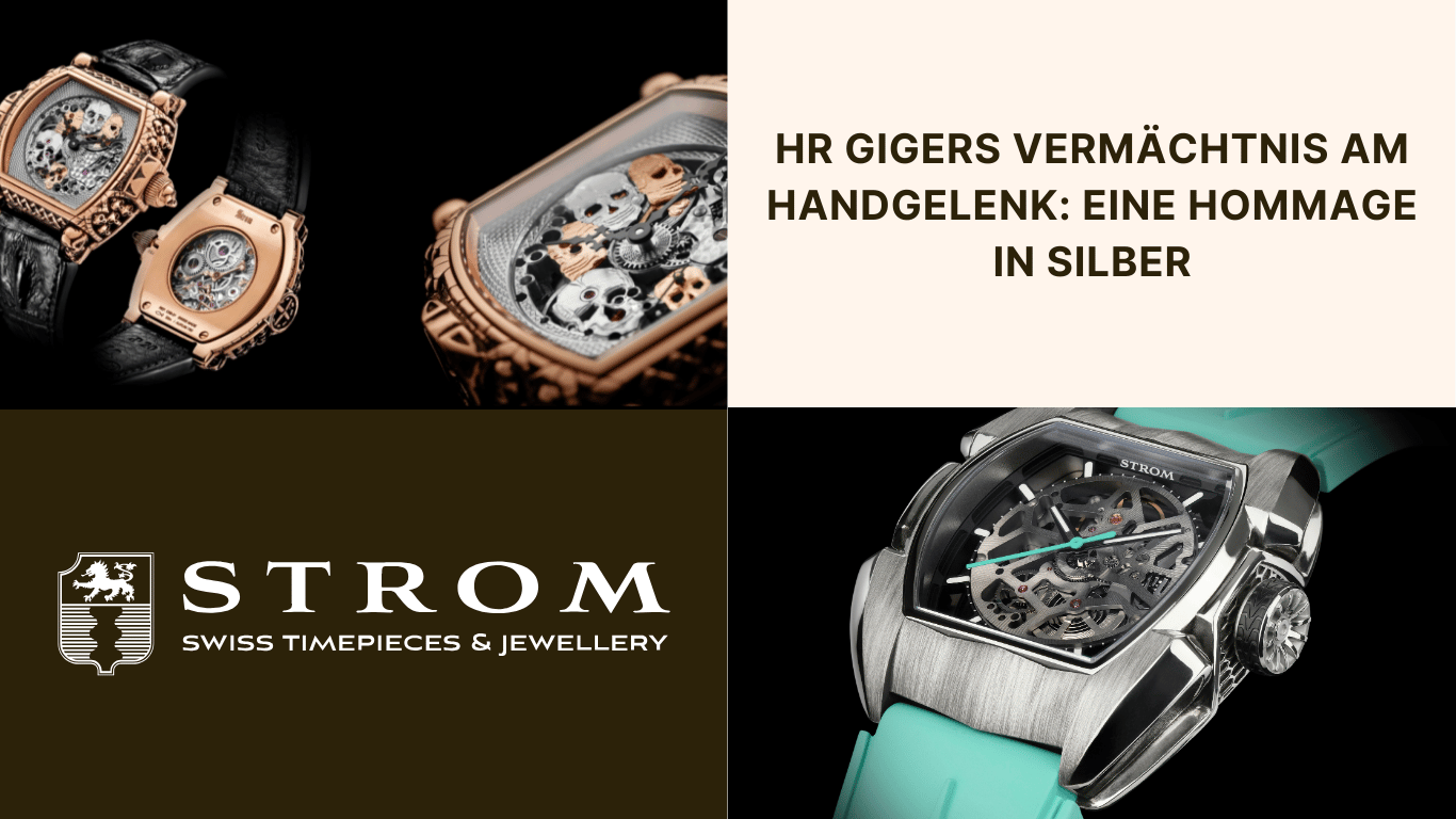 HR Gigers Vermächtnis am Handgelenk- Eine Hommage in Silber - Strom Prestige Swiss Timepieces AG