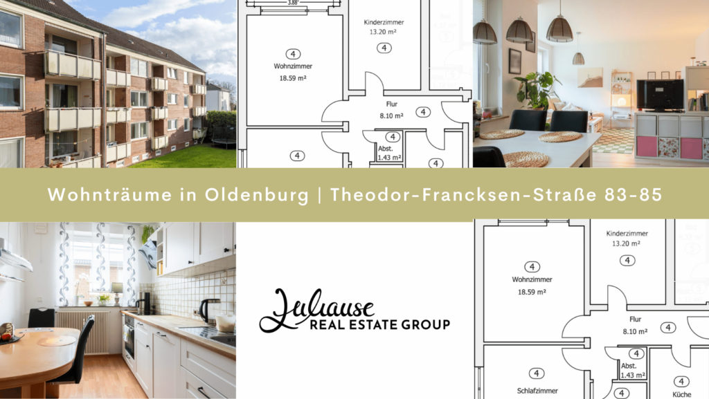 Wohnträume in Oldenburg mit tollen Eigentumswohnungen - Zuhause Real Estate Group