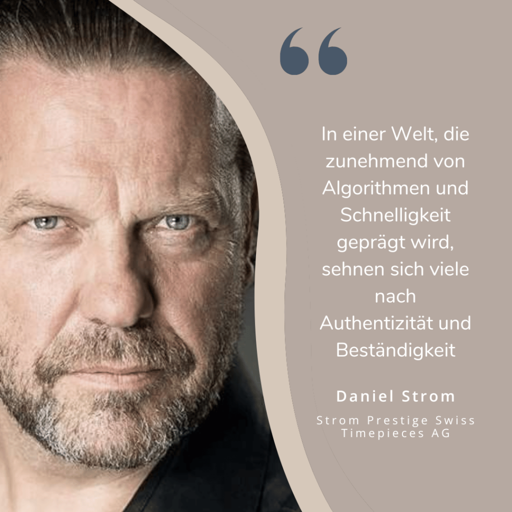 Schnelllebige Welt gebremst durch Armbanduhren - Daniel Strom