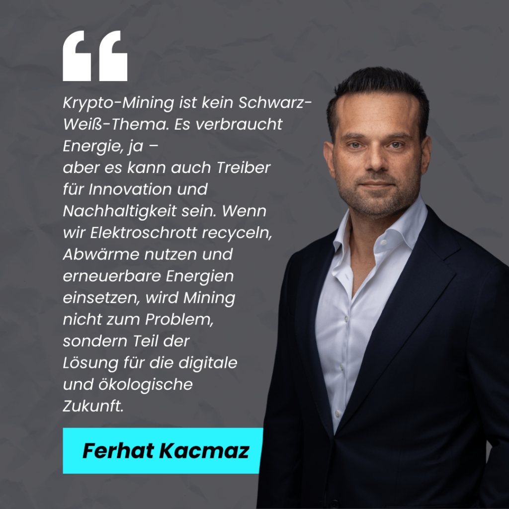 Stromverbrauch Krypto Mining - Ferhat Kacmaz
