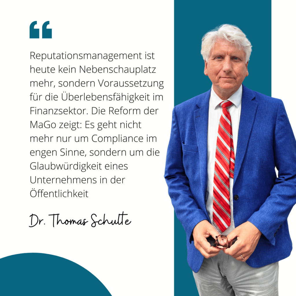 Reputationsmanagement als Überlebensstrategie - Dr. Thomas Schulte